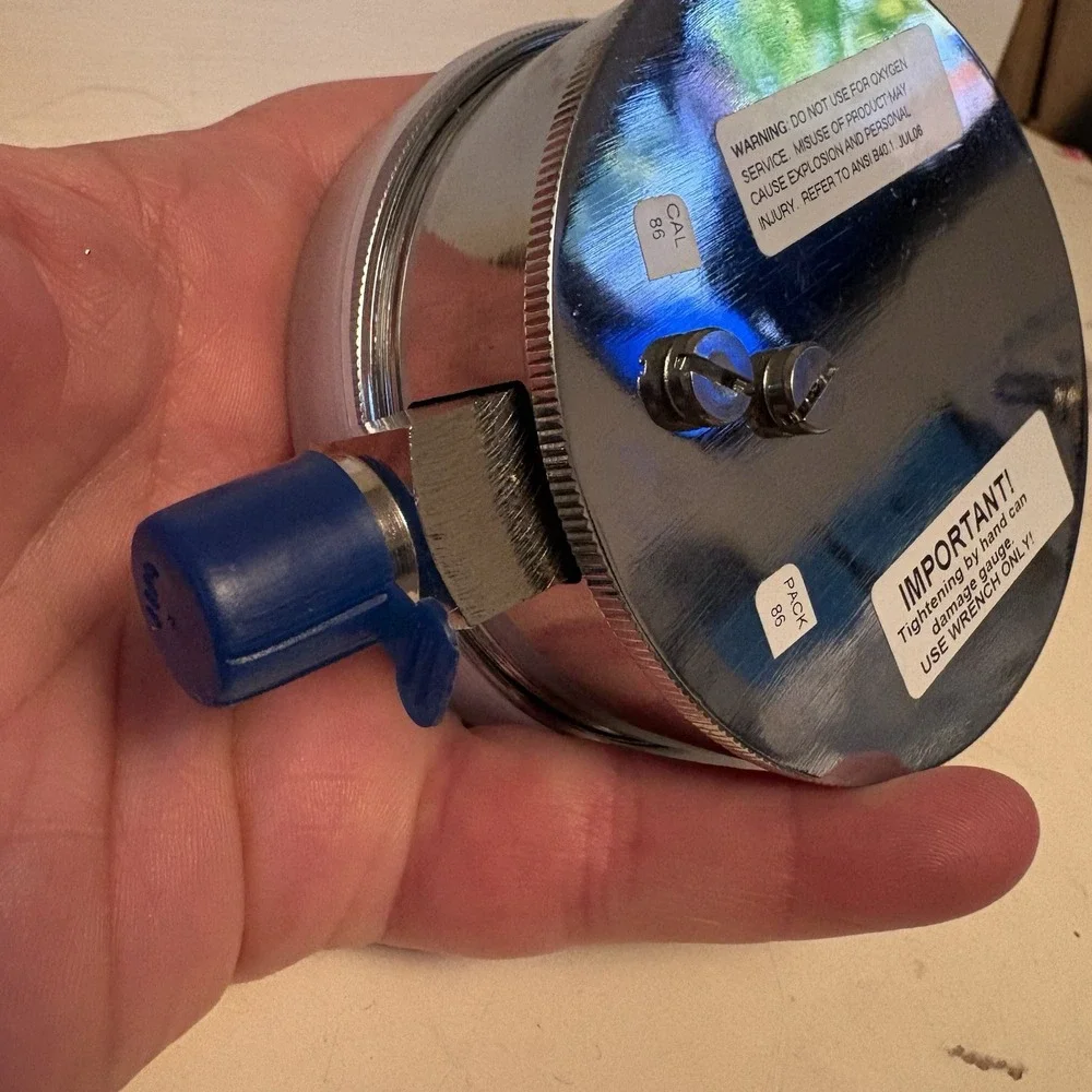 NEW MARSH BELLOFRAM, D1546, 0-60 PSI & KPA - 3.0 Test 1/4 NPT